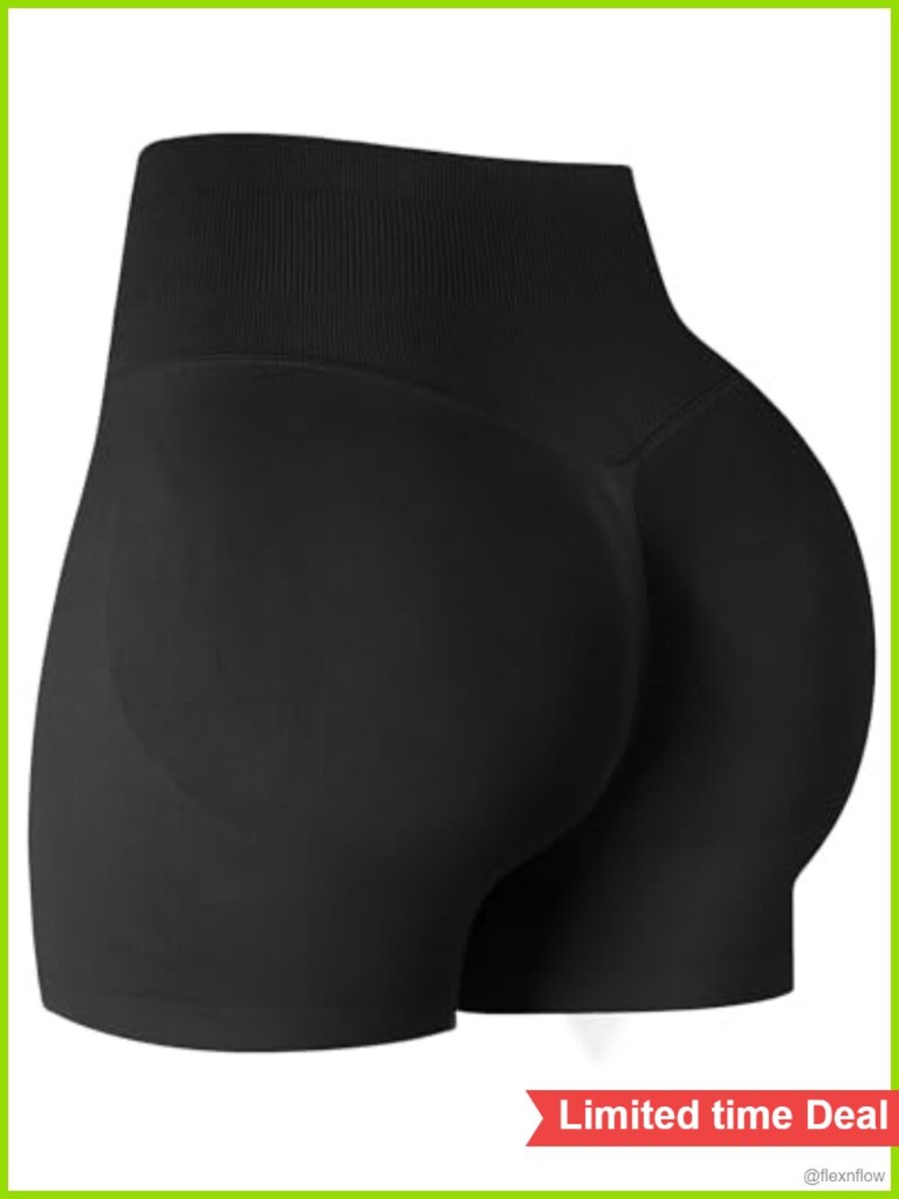 High Waisted Seamless Scrunch Butt Lifting Workout Shorts